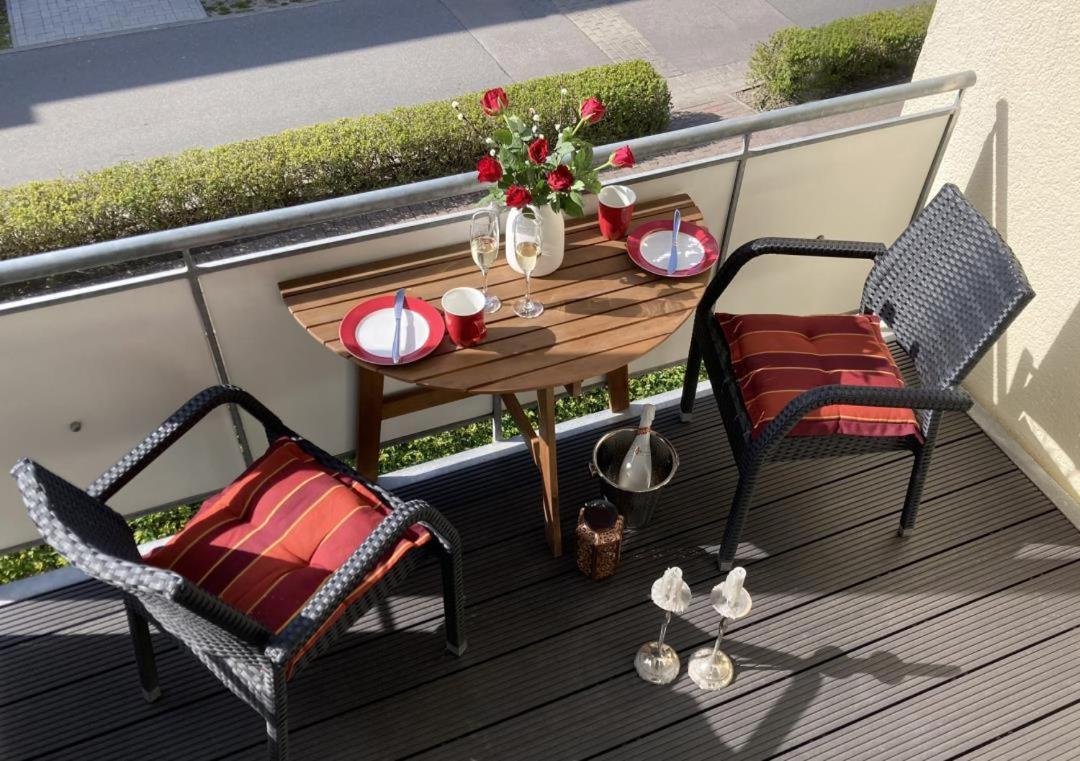 Wohnung 9 Meer-Ruhe Im Haus Stranddistel Komfortable Ferienwohnung Im 1 Og Fuer 4 Personen In 징스트 외부 사진
